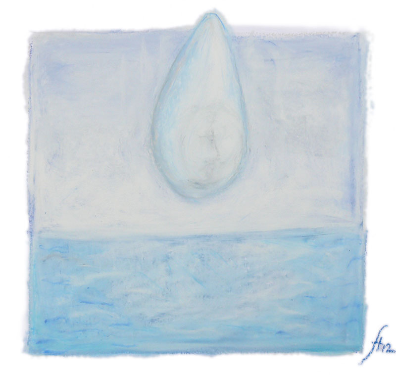 Element Wasser - Sehnsucht des Tropfens- Zeichnungen von Sabine Haupt