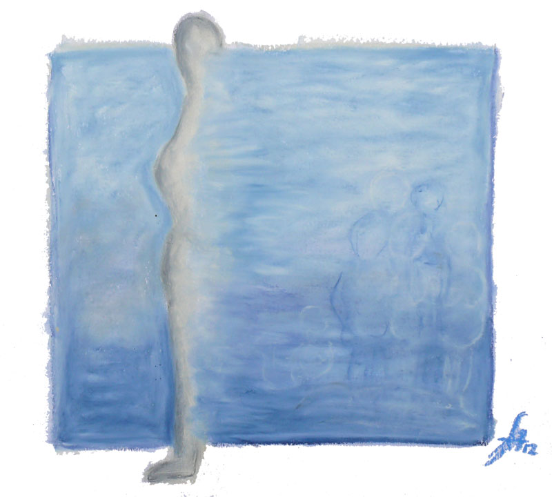 Element Wasser - Eins mit dem Wasser - Zeichnungen von Sabine Haupt