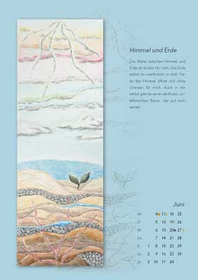 Kalender 2012 Menschsein zwischen Himmel und Erde - Sabine Haupt
